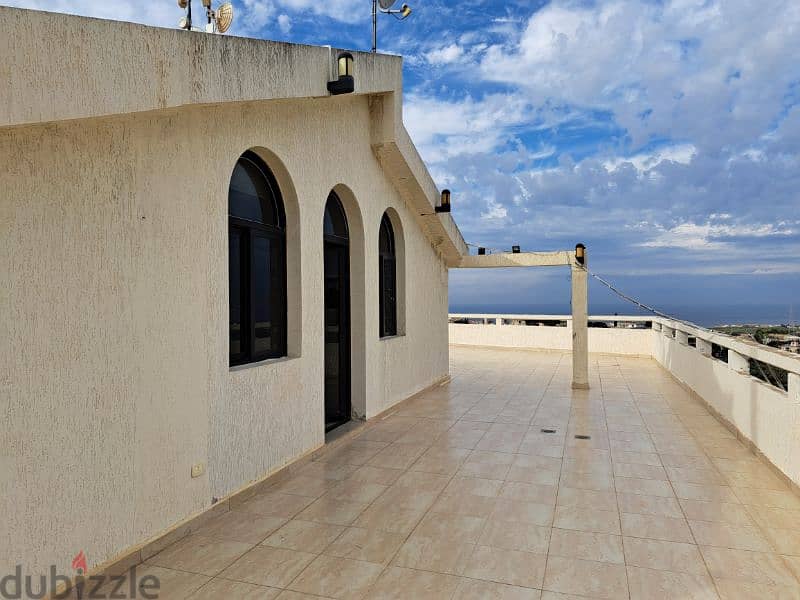 Furnishef roof top studio with beautiful mountain and sea view 0