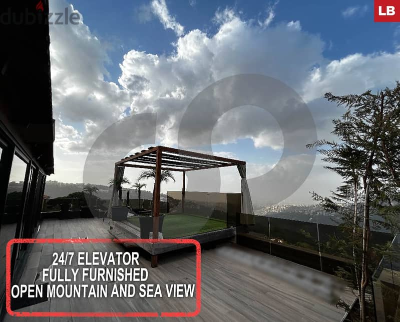 mountain and sea view, baabda, chouit/شويت REF#LB116074 0