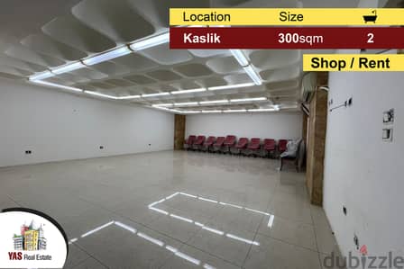 Kaslik 300m2 | Shop For Rent | Ideal Investment | Prime Location | EH