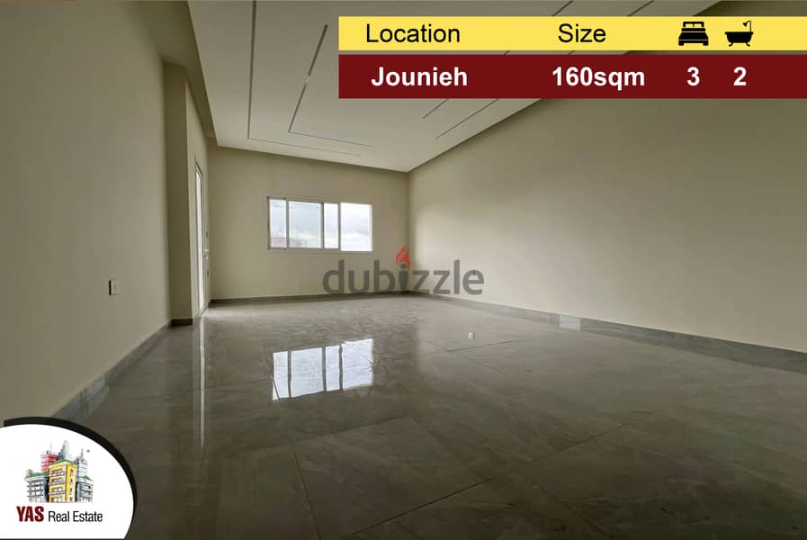 Jounieh/Haret Sakher 160m2 | New | Calm Street | Prime Location |EH/IV 0