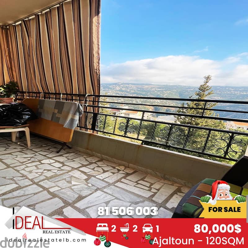 120 SQM Apartment for sale in Ajaltoun REF#CC20067 0