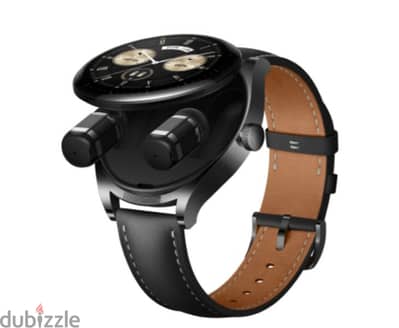 HUAWEI WATCH Buds Black Stainless Leather Strap