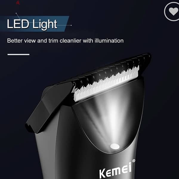 waterproof kemei body hair trimmer 3