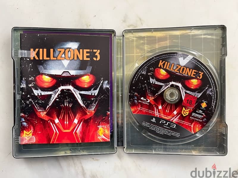 Killzone 3 collector’s edition Helmet and Steelbook game 2