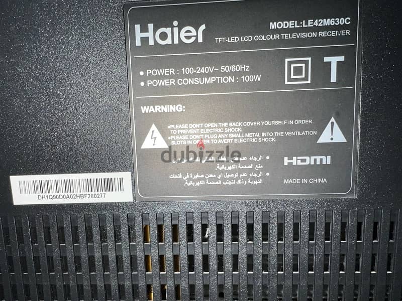 TV Haier 42” 1