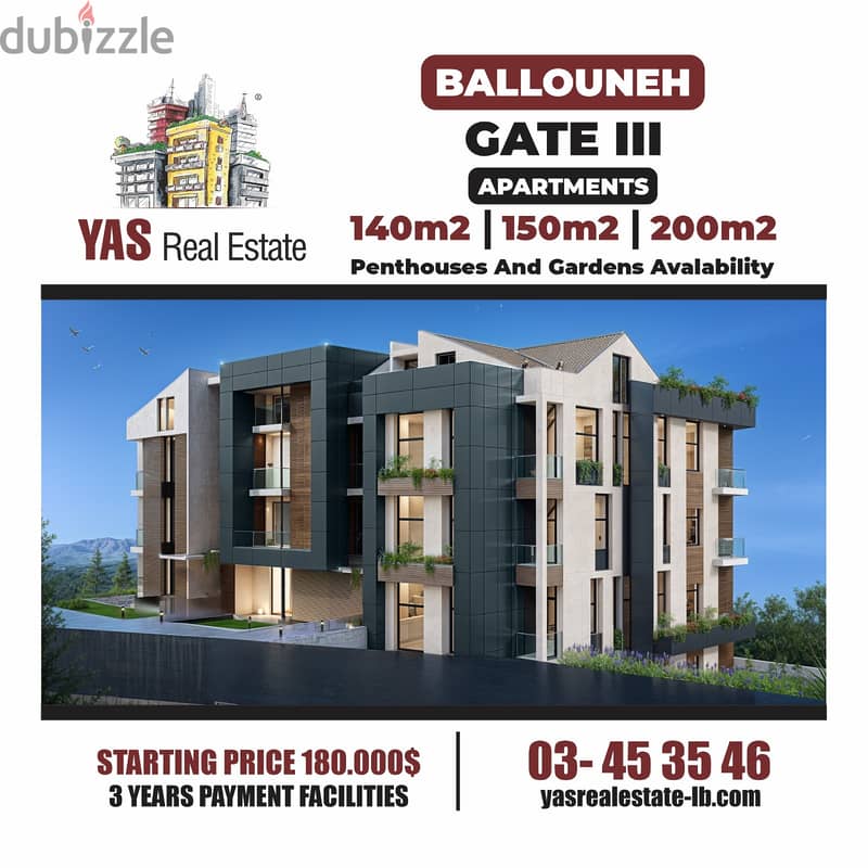 Ballouneh 196m2 | Under Construction | Payment Facilities | Open View 0