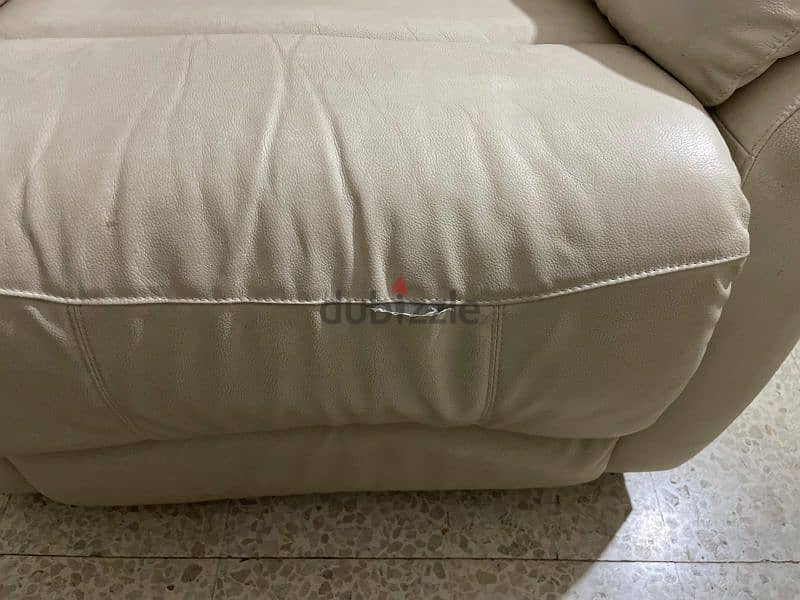 3 recliners - same model, creamy white from Mobily Top 3