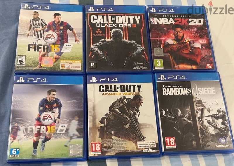 ps4 cds each one for 15$ 0