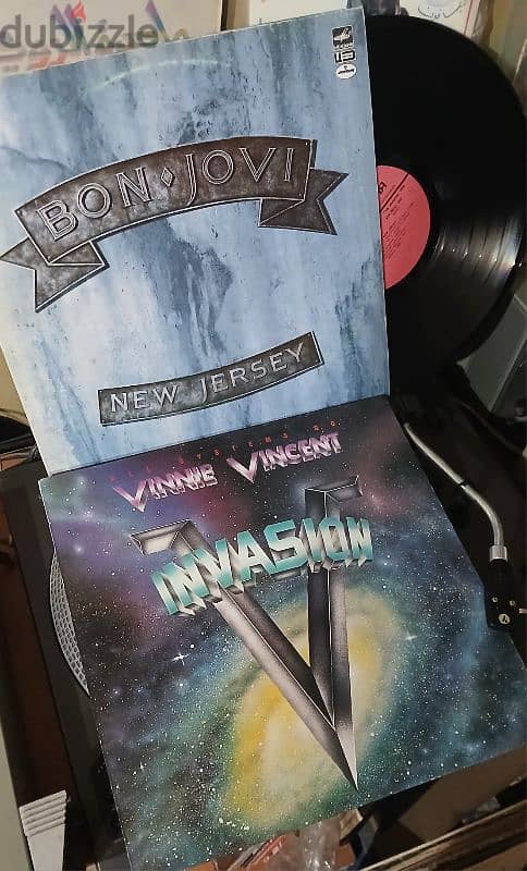 bon Jovi-new Jersey/vinnie vincent-invasion-VinyLP 0