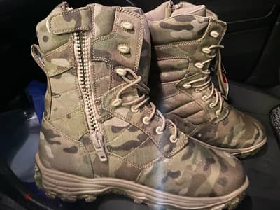 military camo tactical boots