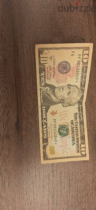 10$ star note very rare only 6000 in the world