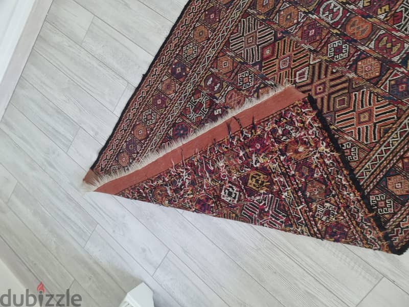 Persian antique beautiful SUMAK kilim maintained in good condition 1