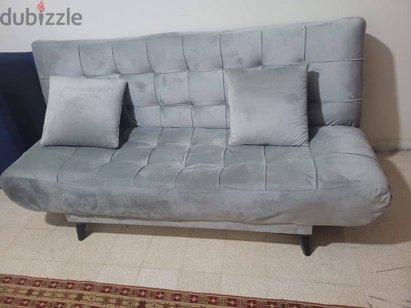 2 Sofa Beds used for only 1 month in very good condition 0