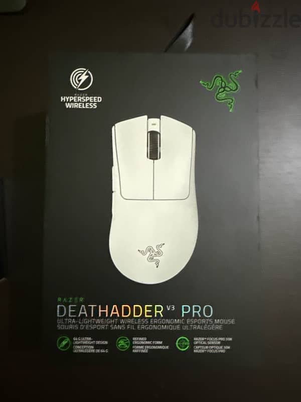 Deathadder V3 Pro White with Wireless Dongle 2