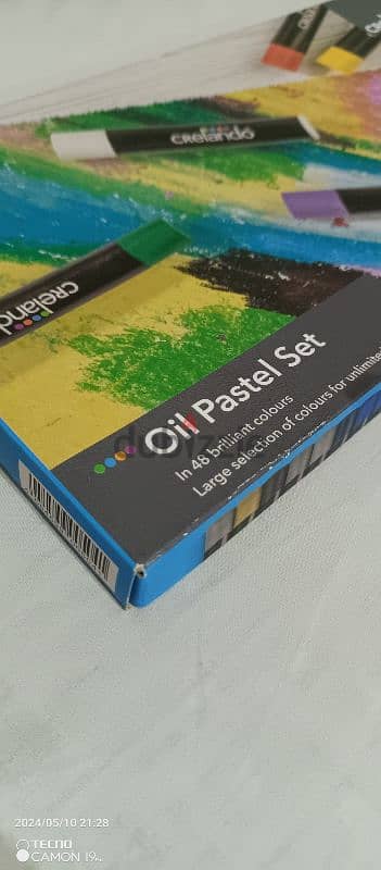 oil and soft pastel set of 48 crelando