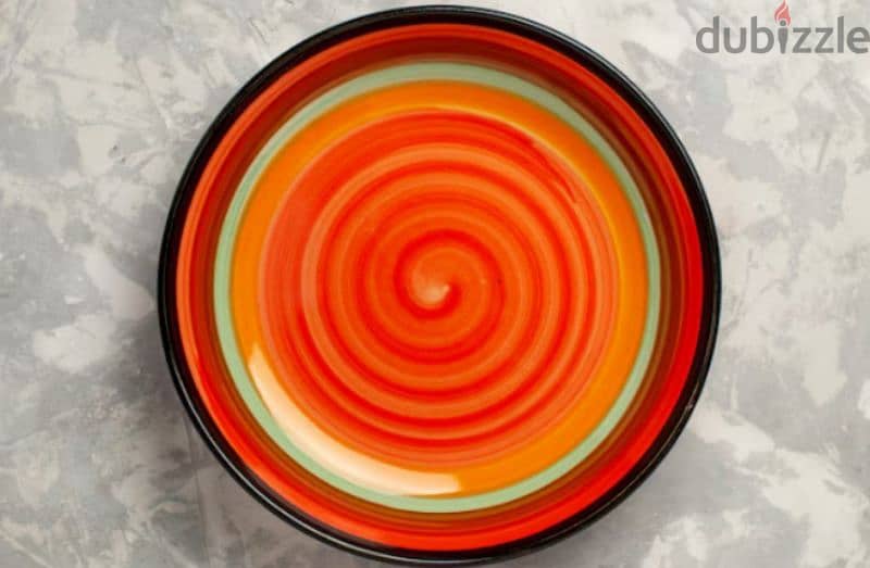 spiral colors plates and mugs 4