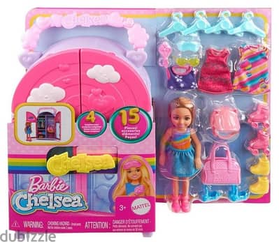 Barbie Chelsea Doll & Closet Toy Playset