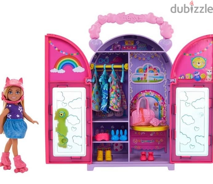 Barbie Chelsea Doll & Closet Toy Playset 1