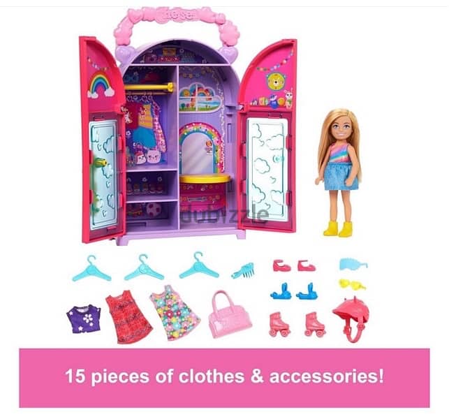 Barbie Chelsea Doll & Closet Toy Playset 2