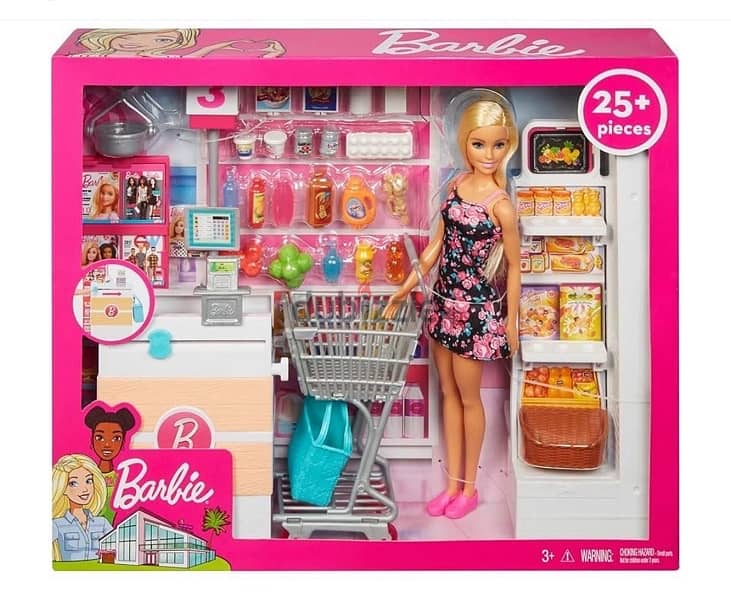 Barbie Doll & Playset, Supermarket 0