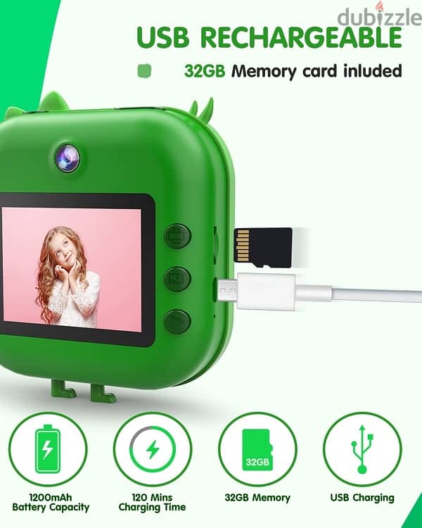 Kizeefun Kids Camera Instant Printing: Camera for Kids 3