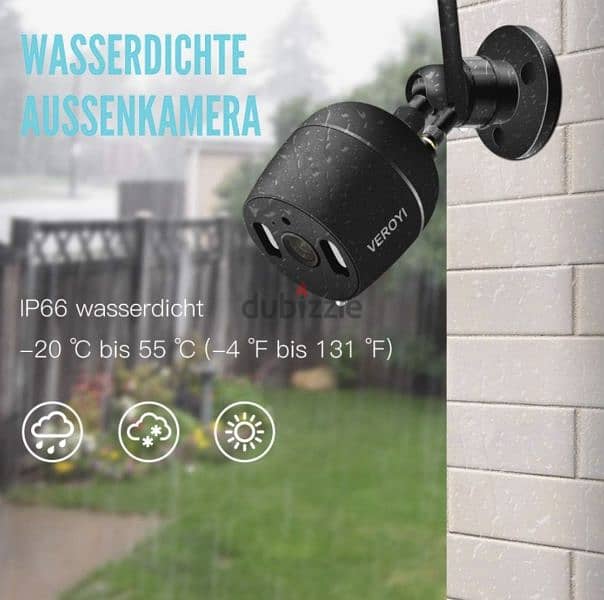 Veroyi Outdoor Camera 1080P WiFi IP Cam & night vision / 3 $ delivery 2