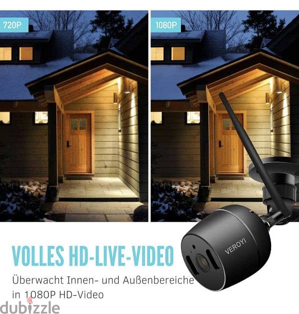 Veroyi Outdoor Camera 1080P WiFi IP Cam & night vision / 3 $ delivery 7