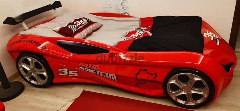 Racing Car Bed/ as new 1