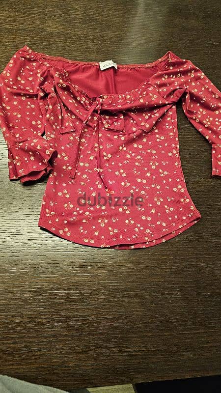 pimkie red top size small 0