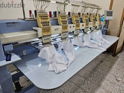 Embroidery Machine 6 heads مكنة تطريز