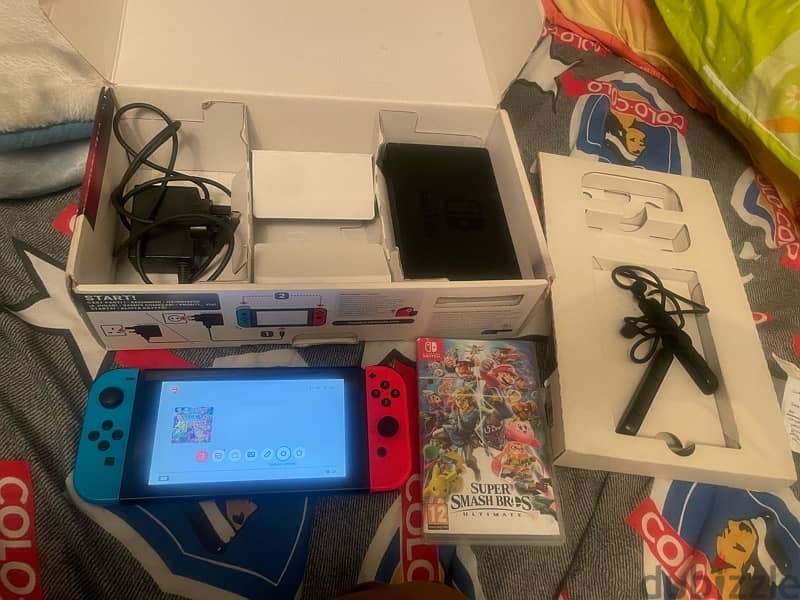 nintendo switch complete with smash bros 0