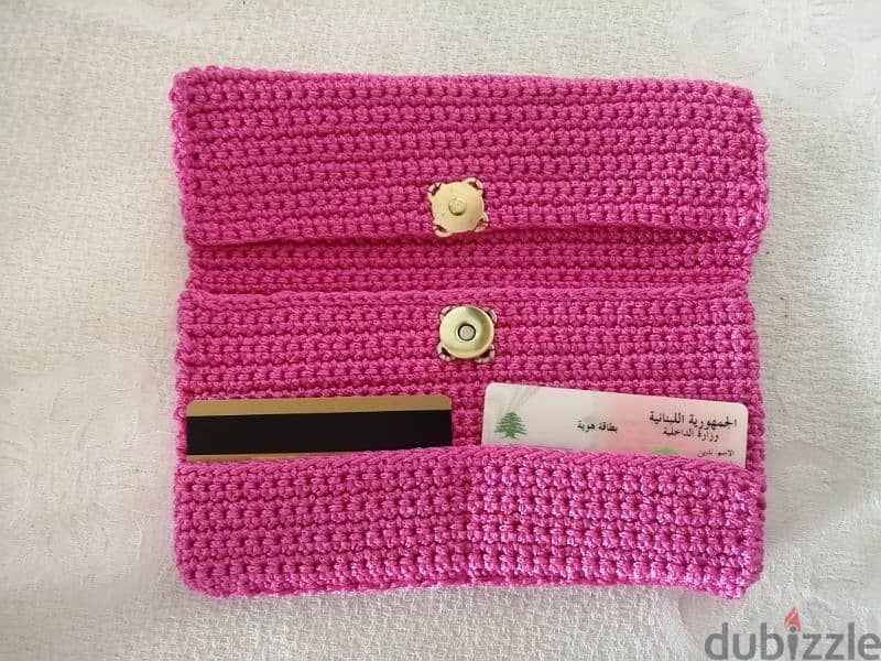 handmade crochet wallet 1