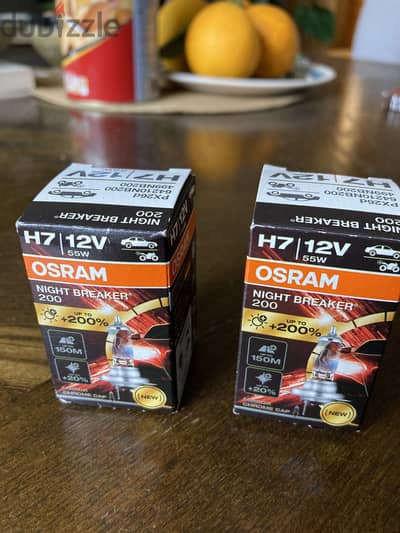 H7 12V Osram night breaker light bulb