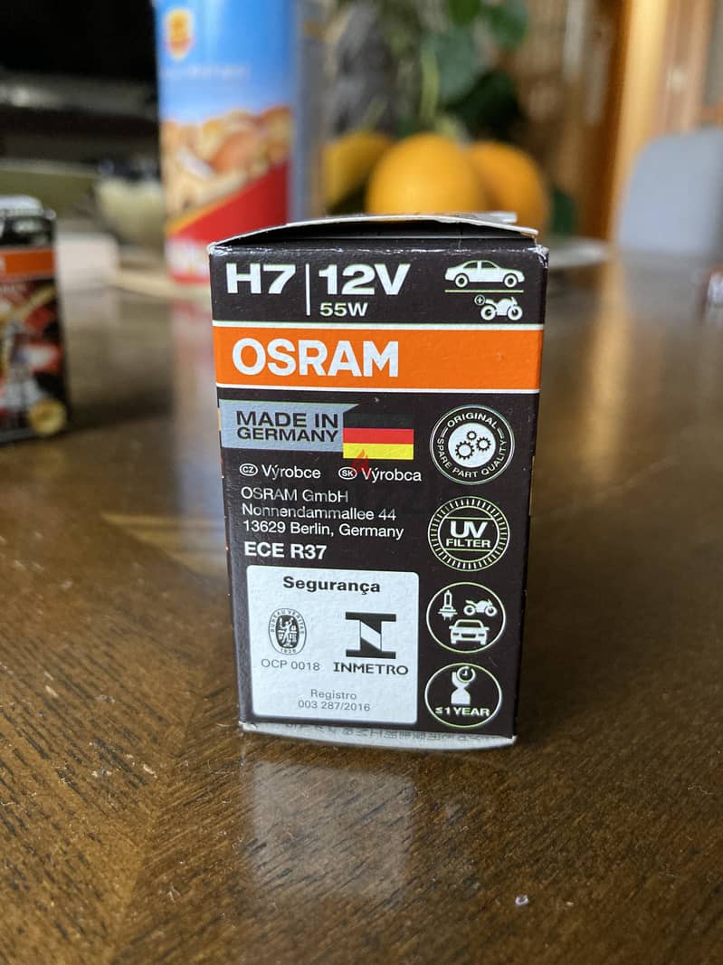 H7 12V Osram night breaker light bulb 2