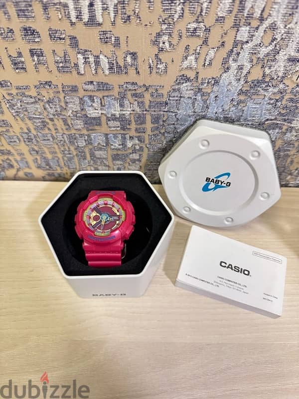 baby-g casio pink color from sundial limited edition never worn 1