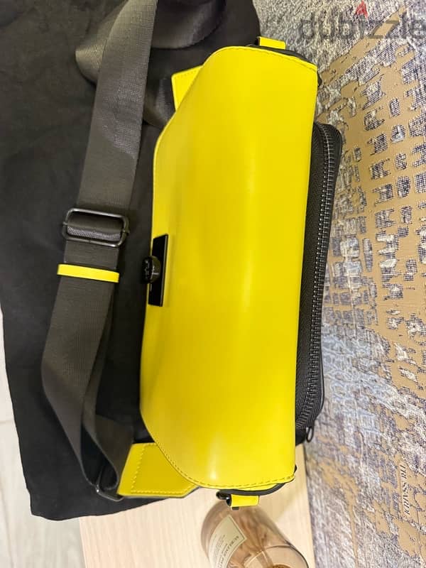 parfois shoulder bag with strap yellow new 1