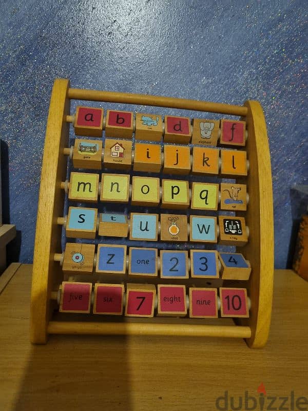 ELC Wooden Alphabet Stand 2