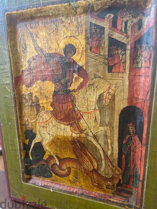 early 19th century st george Russian icon 1