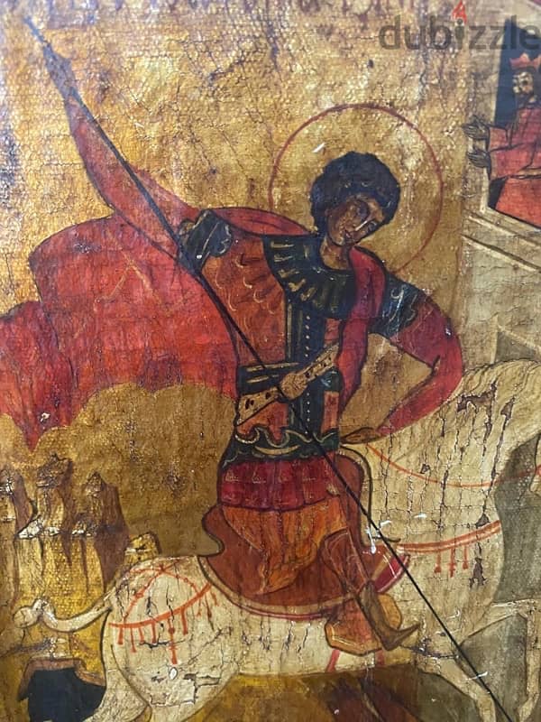 early 19th century st george Russian icon 2