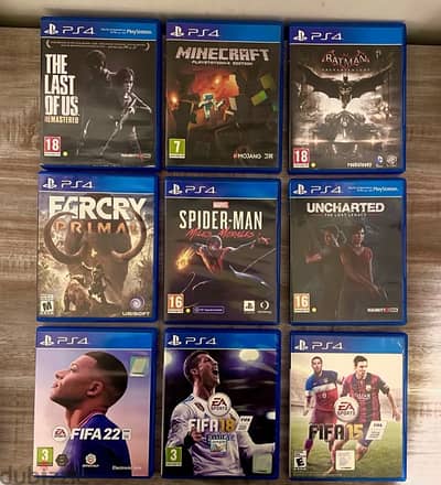 ps4 games and cds