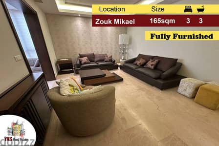 Zouk Mikael 165m2 | Prime Location | Decorated | Furnished | EH |