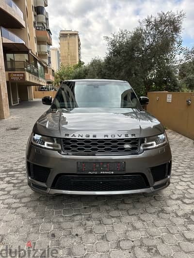 Range Rover Sport V8 supercharged 2018 gray on black (clean carfax)