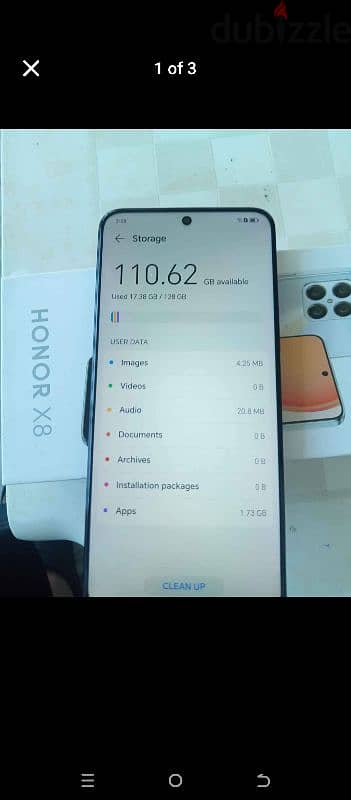 honorx8 128gega 6+2ram 2