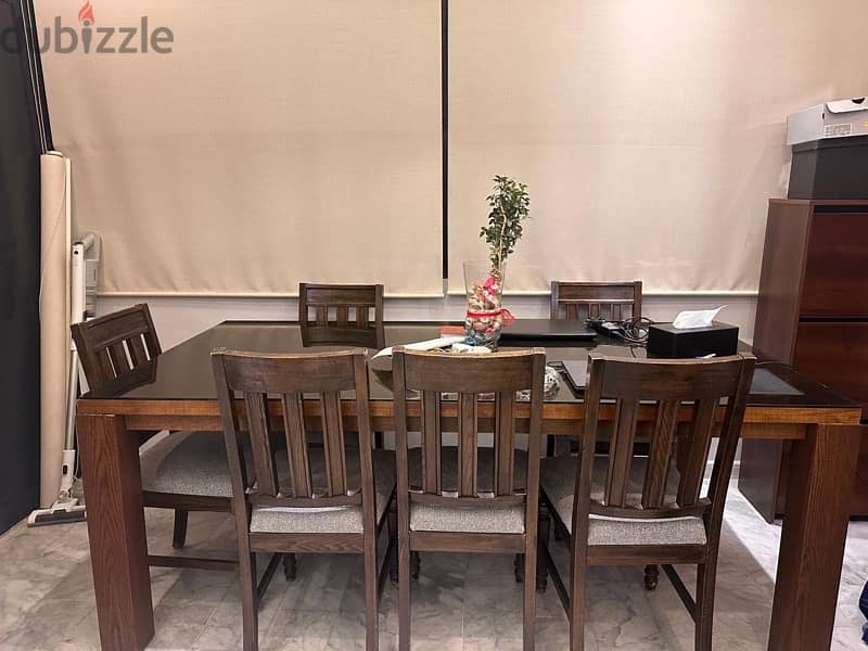 Dining table and 6 chairs 1