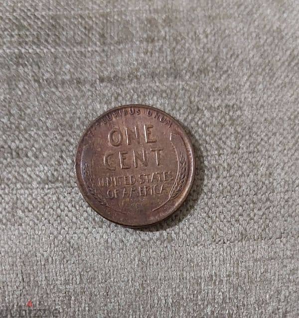 USA Lincolin Wheat cent coin 1937 1