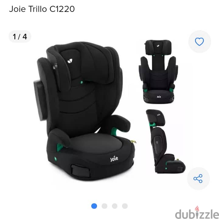 Joie booster carseat like new free delivery 1