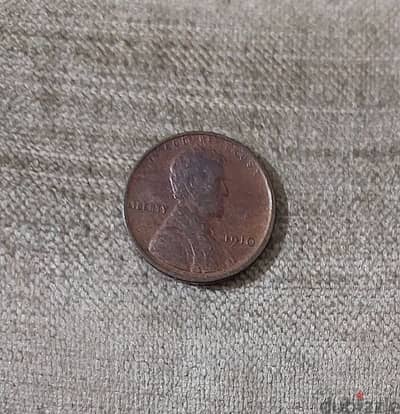 USA Lincolin Wheat Cent Coin year 1910