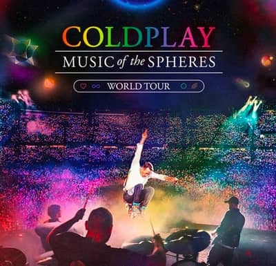 (4) COLDPLAY CONCERT TICKET