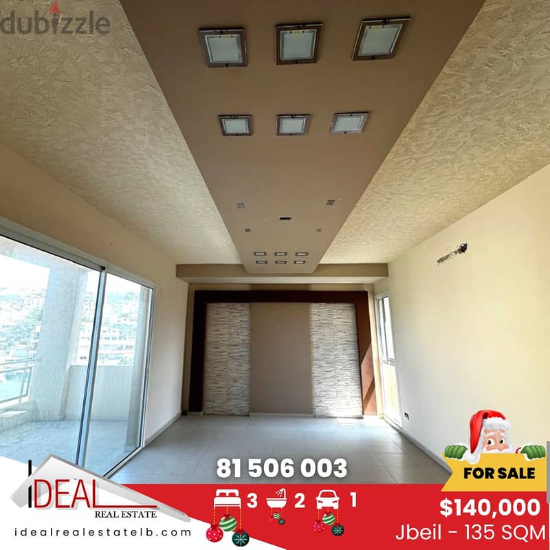 Apartment for sale in Jbeil with sea view REF#JH17422 0