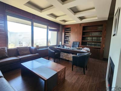 zahle main boulevard fully equipped & decorated office for rent #6446